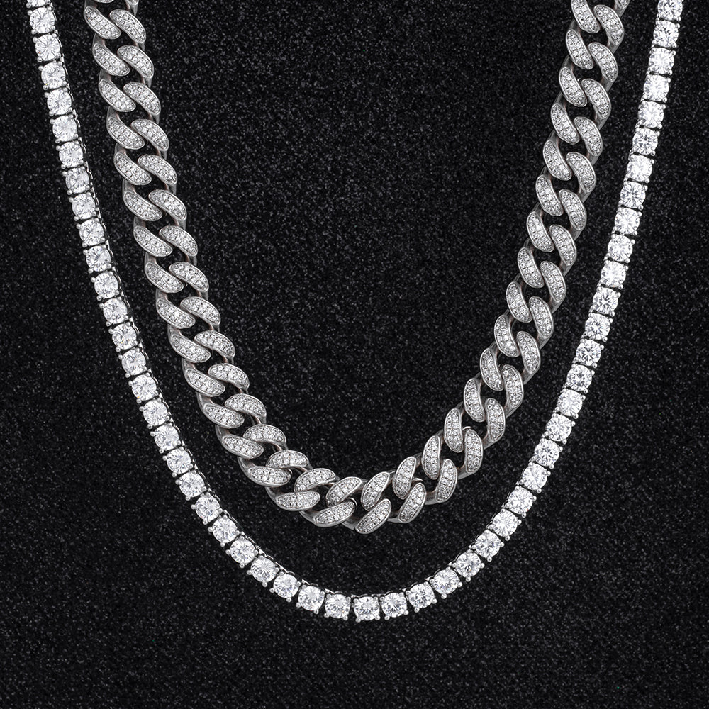 Iced Out Cuban Chains & Tennis Necklaces - FrostNYC